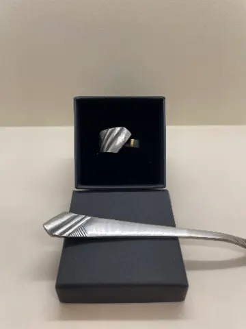 טבעת ציפוי כסף
